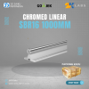 ZKLabs Supported Chromed Linear Steel Rod SBR16 x 1000 mm Length